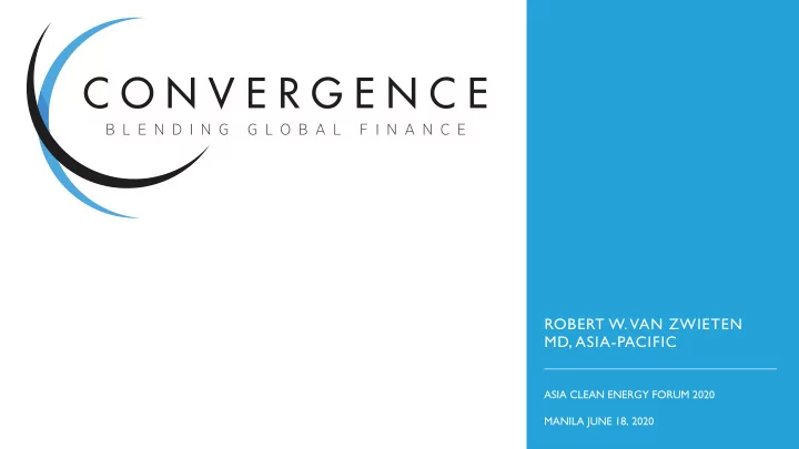 robert w van zwieten md asia pacific