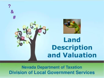 Land Type &quot; &amp; &quot; to go back a slide Type &quot; # &quot; to see the math  Description