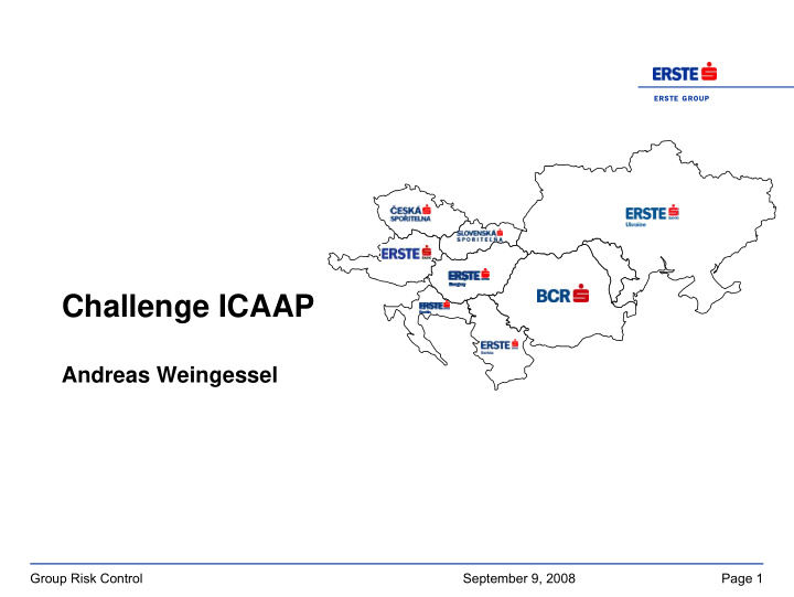 challenge icaap