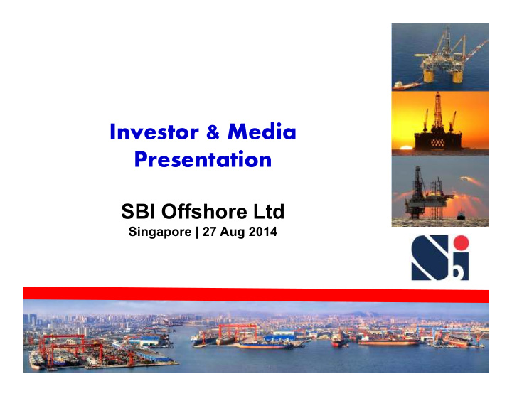 investor media presentation
