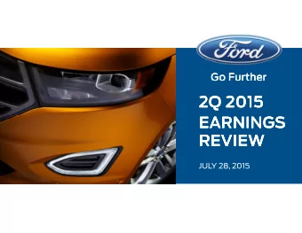 2Q 2015  2Q 2015  2Q 2015  2Q 2015  EARNINGS  EARNINGS  EARNINGS  EARNINGS  REVIEW  REVIEW  REVIEW