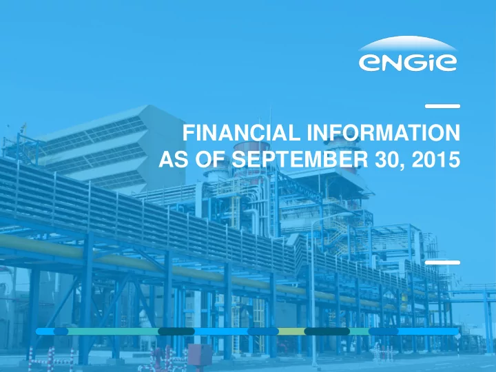 financial information