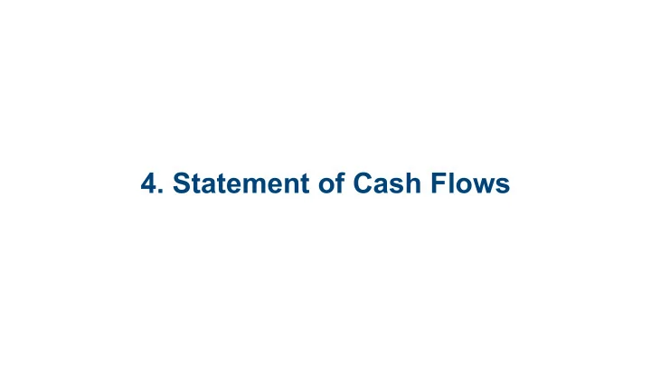 4 statement of cash flows 4 1 indirect method 4 2 cash