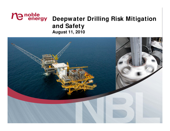deepwater drilling risk mitigation and safety