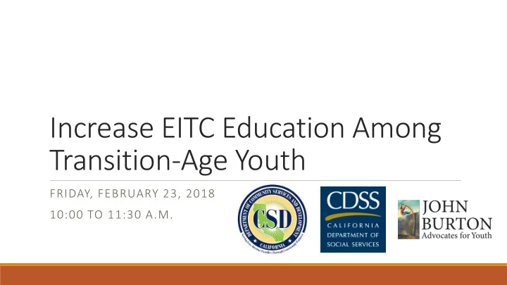 transition age youth