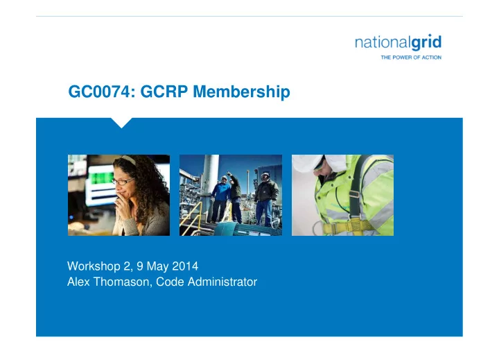 gc0074 gcrp membership