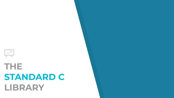 the standard c library the standard c library