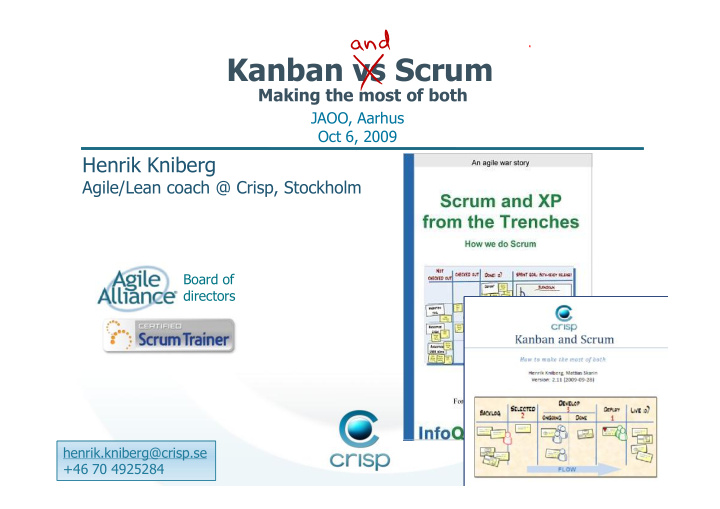 kanban vs scrum