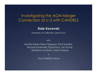 Investigating the AGN-Merger  Connection at z~2 with CANDELS  Background  Evolution of AGN Fueling