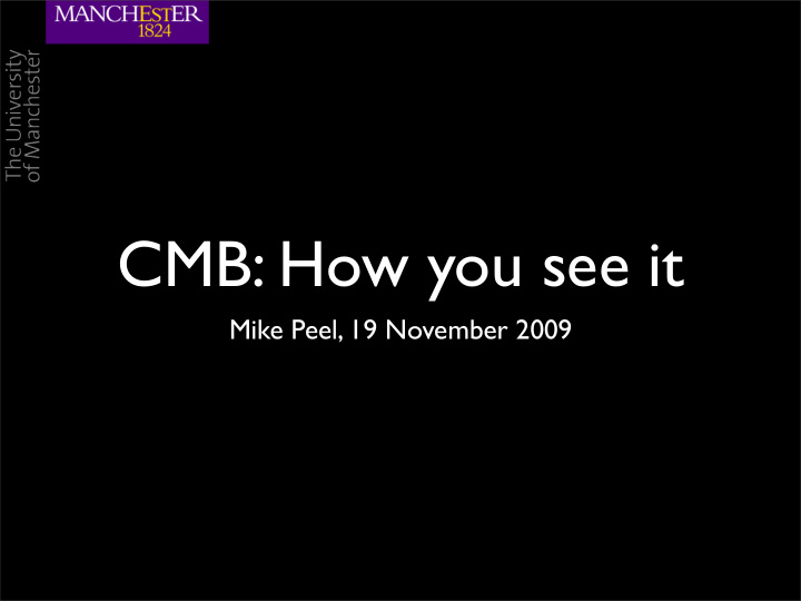 cmb how you see it