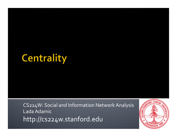 http cs224w stanford edu stanford social web ca 1999