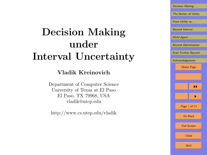 decision making