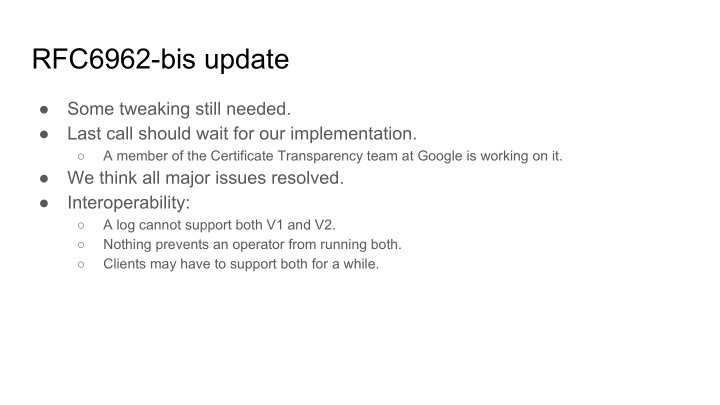 rfc6962 bis update