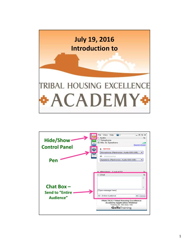 july 19 2016 introduction to