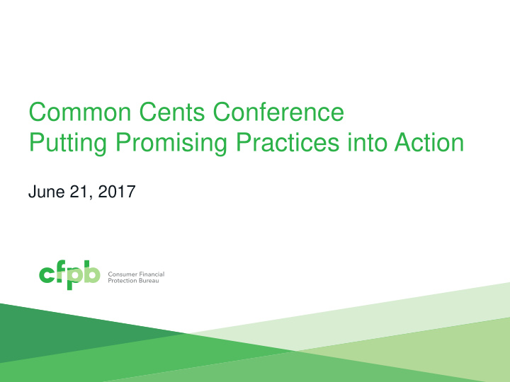common cents conference