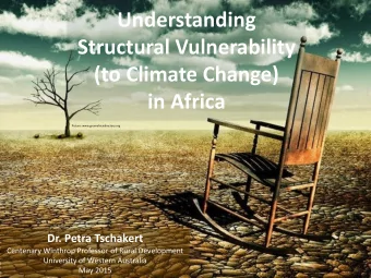 in Africa  Picture: www.greenafricadirectory.org  Dr. Petra Tschakert  Centenary Winthrop Professor