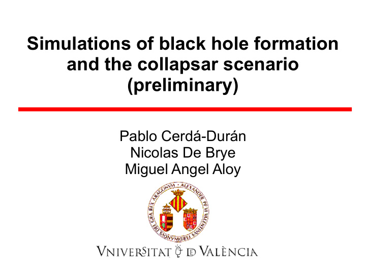 simulations of black hole formation and the collapsar