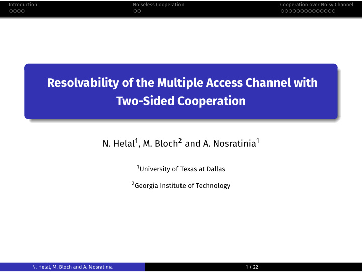 resolvability of the multiple access channel with two