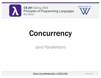 CS 251 Fall 2019 CS 251 Spring 2020  Principles of Programming Languages  Principles of