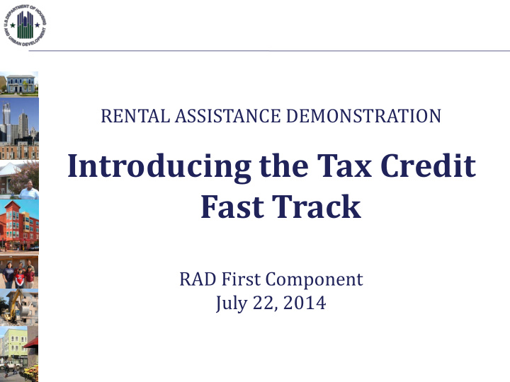 introducing the tax credit fast track