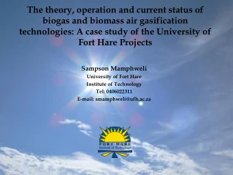 The theory, operation and current status of  biogas and biomass air gasification  technologies: A