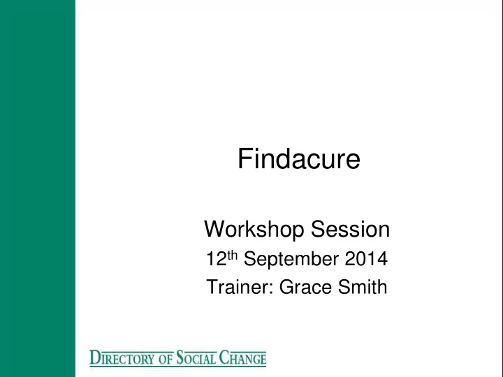 findacure