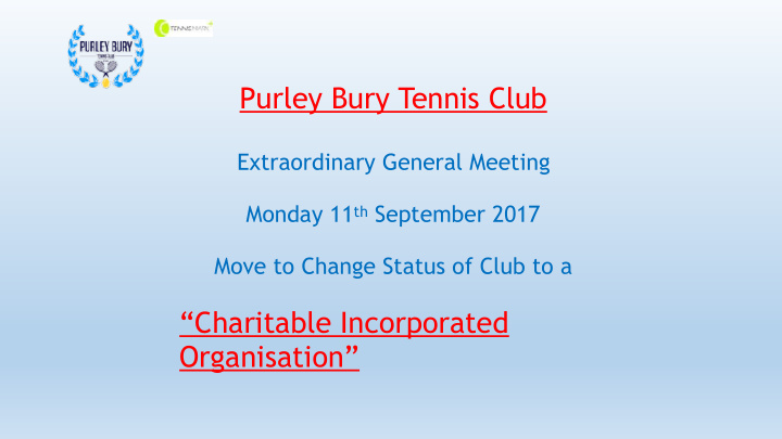 purley bury tennis club