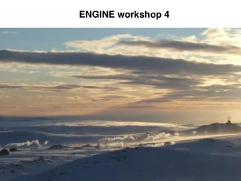 ENGINE workshop 4  Top-down cementing of  geothermal wells in  Iceland  Sturla Fanndal Birkisson,