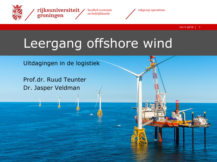 leergang offshore wind