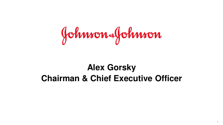 chairman chief executive officer