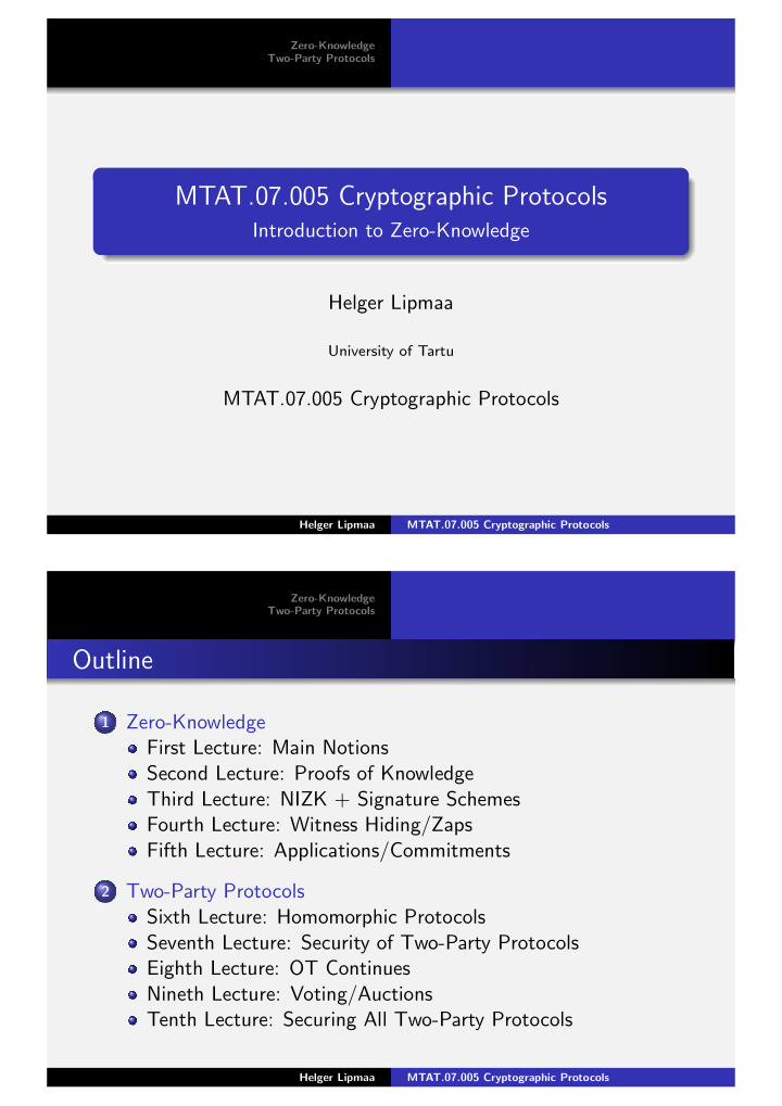 mtat 07 005 cryptographic protocols