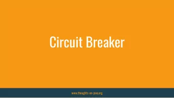 Circuit Breaker  www.thoughts-on-java.org  Handle unavailable / unresponsive services  Circuit