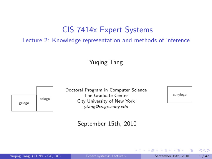 cis 7414x expert systems