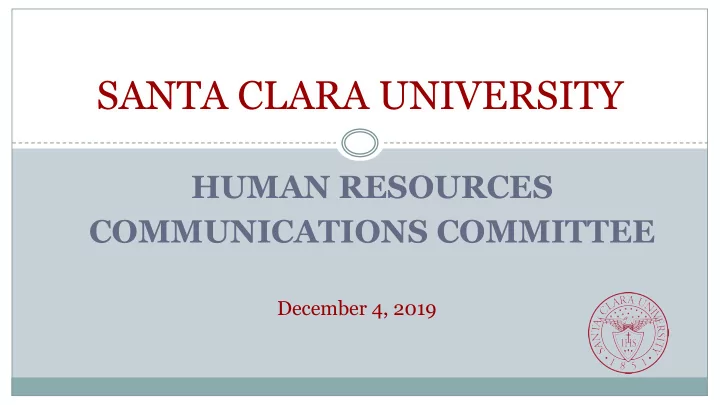 santa clara university
