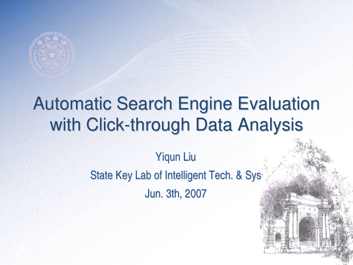 automatic search engine evaluation automatic search