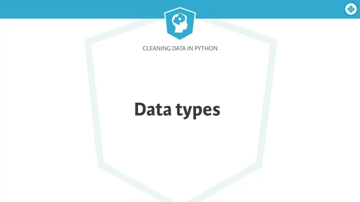 data types
