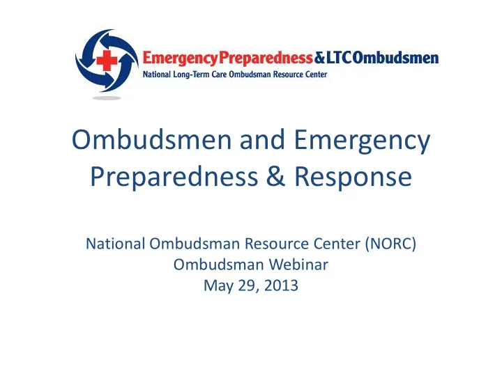 preparedness response