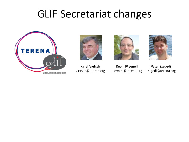 glif secretariat changes