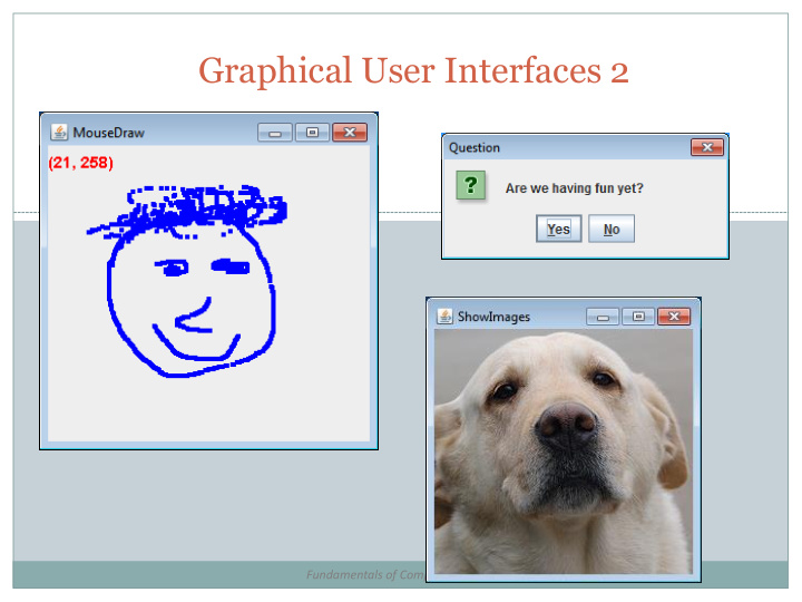 graphical user interfaces 2