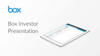 Presentation  1  Investor Disclosure: Forward-Looking Statements  and Non-GAAP Financial Measures