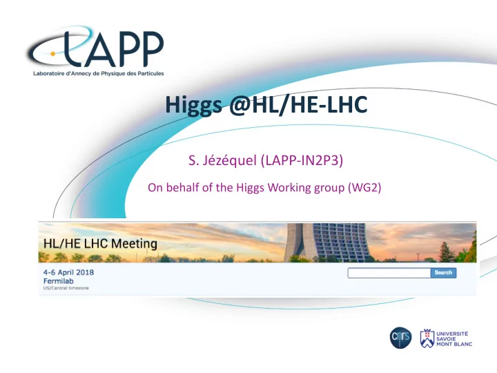 higgs hl he lhc