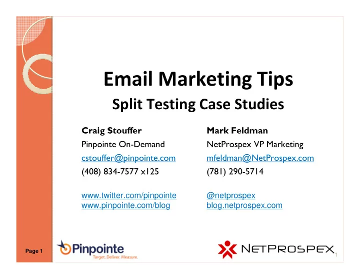 email marketing tips