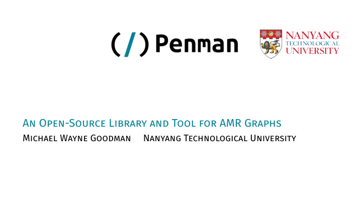 an open source library and tool for amr graphs