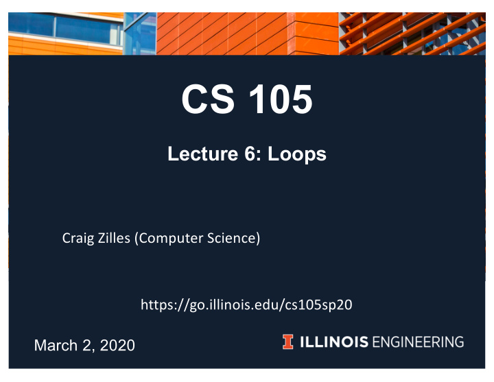 cs 105