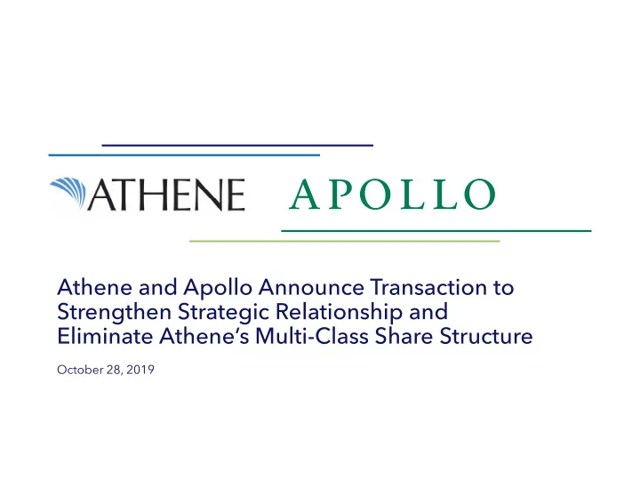 1 apollo includes apollo global management inc its