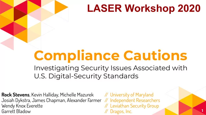 compliance cautions
