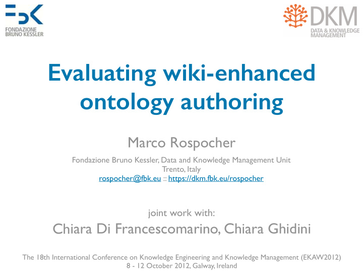 evaluating wiki enhanced ontology authoring
