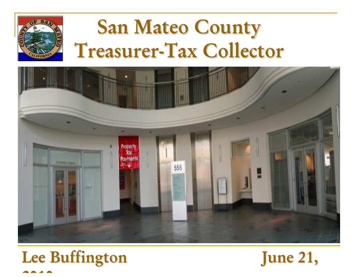 san mateo county san mateo county treasurer tax collector
