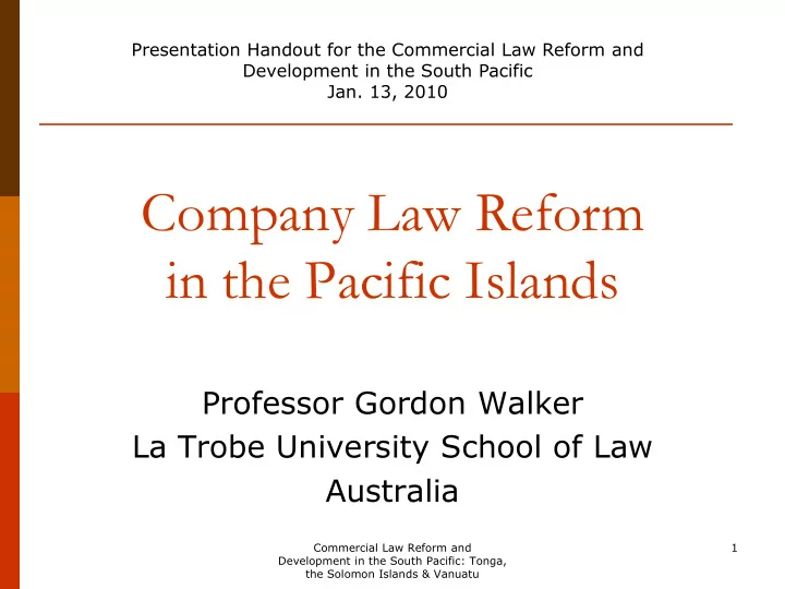 in the pacific islands