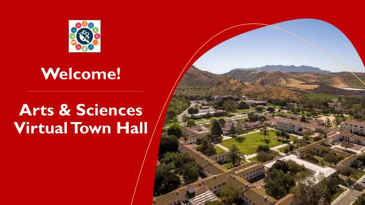 welcome arts sciences virtual t own hall arts sciences